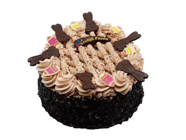 Paasei taart Choco slagroom