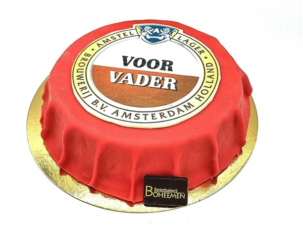 AMSTEL-deco taart